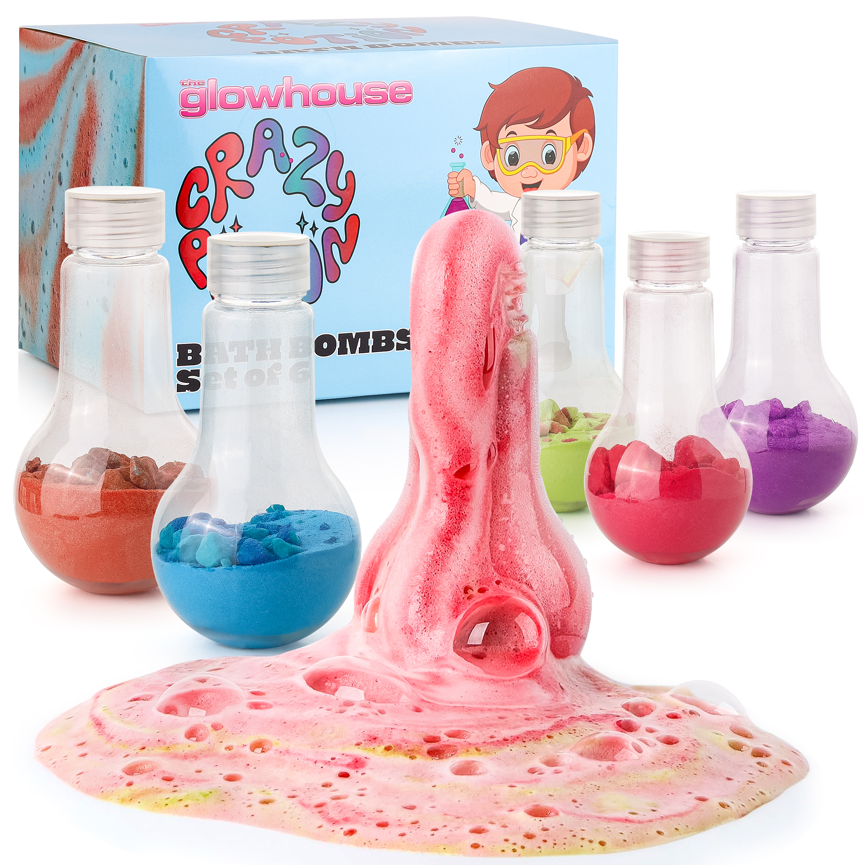 Bath Bomb Crazy Potions Set of 6-